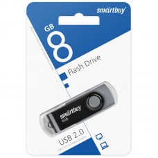 USB-накопитель 8GB SmartBuy Twist Black (SB008GB2TWK)