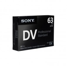 Видеокассета Sony MiniDV 63min Professional Standard