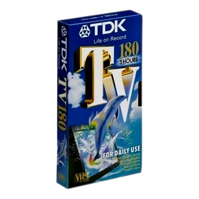 Видеокассета VHS TDK E180 TVED