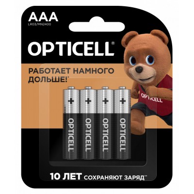 Элемент питания Opticell Basic AAA (LR03) BL4