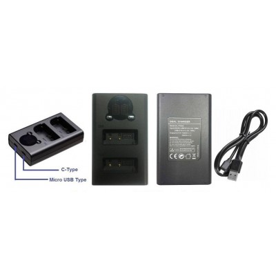 Зарядное устройство Gokyo DL-NPBX1 для двух аккумуляторов Sony NP-BX1