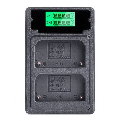 Зарядное устройство Gokyo USB-LCD-NPFM50/500