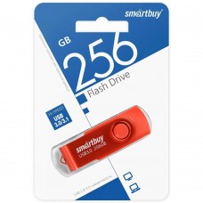 USB-накопитель 256GB SmartBuy Twist Red