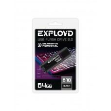 USB-накопитель 64GB Exployd 670 (EX-64GB-670-Black)