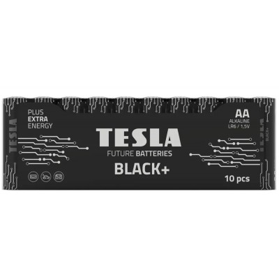 Элемент питания Tesla Batteries АА Black+ (LR6) 10 Multipack