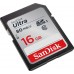 Карта памяти 16GB SanDisk Ultra SDHC Class 10 (SDSDUNC-016G-GN6IN)