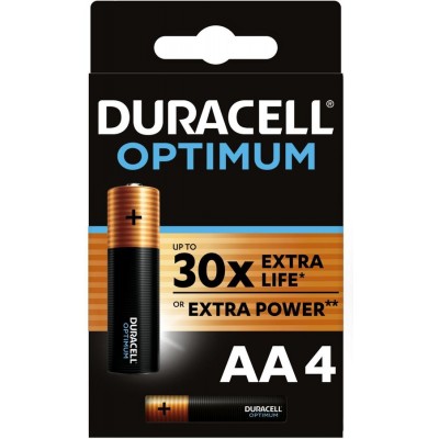 Элемент питания Duracell Optimum LR6 BL4