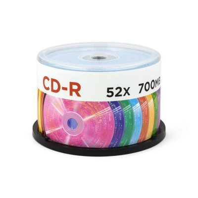 Диск CD-R Mirex Random Color 700 Mb, 52х, Cake box, 50 шт