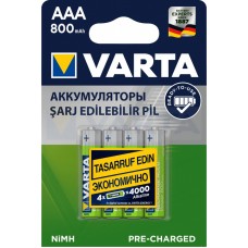 Аккумулятор VARTA AAA (R03) 4BL 800 mAh