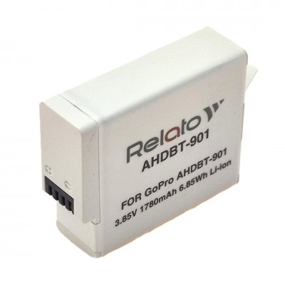 Аккумулятор Relato AHDBT-901 (3.85V, 1780 mAh, Li-ion) для GoPro HERO9 / HERO10 / HERO11