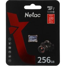 Карта памяти MicroSDXC 256GB Netac P500 Ultra Class 10 A1 U3 V30 без адаптера (NT02P500ULT-256G-S)
