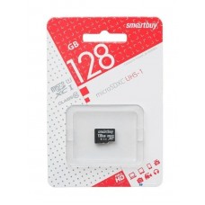 Карта памяти MicroSD 128GB Smart Buy Class10 UHS-I без адаптера (SB128GBSDCL10-00)
