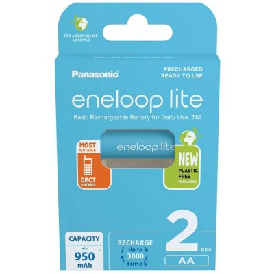 Аккумулятор Panasonic Eneloop Lite BK-3LCCE/2BE 950mAh AA R6 BL2