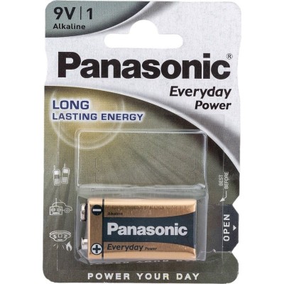 Батарейка Panasonic Everyday Power 6LF22 BL1 Alkaline (6LF22REE/1BR)