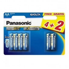 Батарейка Panasonic LR03 Evolta BL6 (4+2)