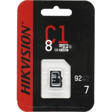 Карта памяти MicroSD 8GB Hikvision (Hiksemi) Class 10 UHS-I U1 (23/10 Mb/s) без адаптера