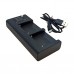 Зарядное устройство Relato CH-P1640U / F / FM Dual для 2-х аккумуляторов Sony NP-F / FM / Q series