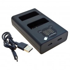 Зарядное устройство Relato CH-P1640U / LP-E10 Dual для 2-х аккумуляторов Canon LP-E10