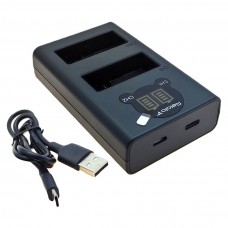 Зарядное устройство Relato CH-P1640U / LP-E8 Dual для 2-х аккумуляторов Canon LP-E8