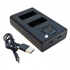 Зарядное устройство Relato CH-P1640U / LP-E17 Dual для 2-х аккумуляторов Canon LP-E17