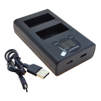Зарядное устройство Relato CH-P1640U / Mod12 Dual для 2-х аккумуляторов Fuji NP-W126