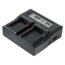 Зарядное устройство Relato ABC02 для Panasonic DMW-BLK22 (AC 100-240 В, DC 12-24В/3А, LCD, USB 5V/2.1A, автомобильный адаптер)