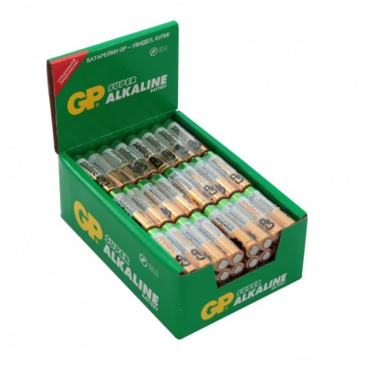 Элемент питания GP Super G-Tech AAA (LR03) BOX 96 шт.