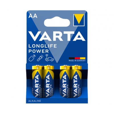 Элемент питания VARTA LR6/AA LongLife POWER (High Energy) BL4 (4906113414)