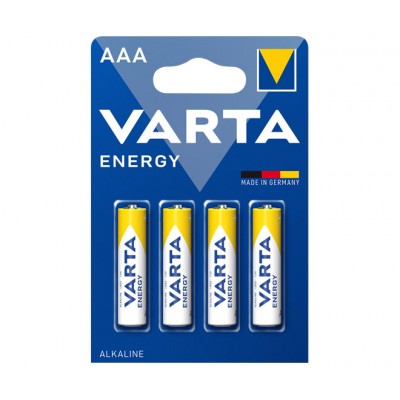 Элемент питания VARTA AAA (LR03) Energy BL4