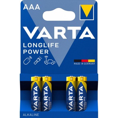 Элемент питания VARTA AAA (LR03) Longlife Power High Energy BL4