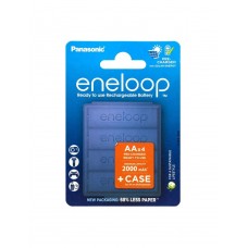 Аккумулятор Panasonic Eneloop BK-3MCDEC4BE (BK-3MCDE/4CP + CASE) 2000mAh AA R6 + футляр BL4