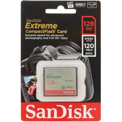 Карта памяти CF SanDisk Extreme 128GB (120/85 MB/s) (SDCFXSB-128G-G46)