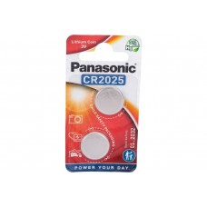 Элемент питания (батарейка/таблетка) Panasonic Lithium Power CR2025 [литиевая, DL2025, 2025, 3 В]