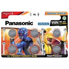 Элемент питания (батарейка/таблетка) Panasonic Lithium Power CR2032 [литиевая, DL2032, 2032, 3 В]