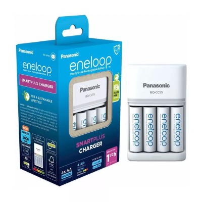 Зарядное устройство Panasonic Eneloop K-KJ55MCD40E Smart-Quick Charger + 4AA2000 mAh BL1