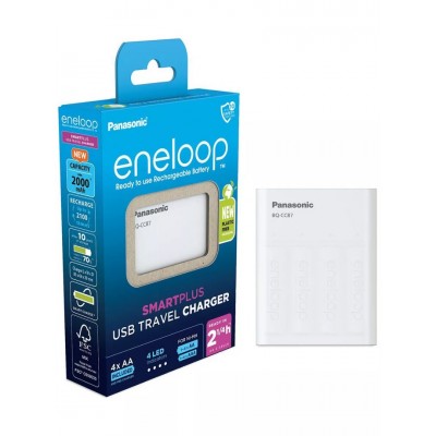 Зарядное устройство Panasonic Eneloop K-KJ87MCD40USB Smart-Quick Charger Kit + 4AA2000 mAh BL1