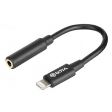 Адаптер BOYA BY-K8 с 3.5mm TRS на Lightning Адаптер BOYA BY-K8 с 3.5mm TRS на Lightning