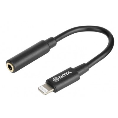 Адаптер BOYA BY-K8 с 3.5mm TRS на Lightning