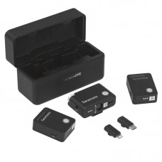 Радиосистема Saramonic Ultra 03 (TX+TX+RX) приёмник + 2 передатчика универсальная с петличками Black