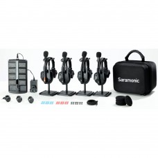 Интерком система 1.9 ГГц одновременной связи Saramonic WiTalk9 WT4S для 9 человек (4 гарнитуры в комплекте)