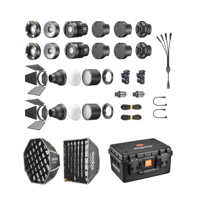 Комплект студийного оборудования Godox Knowled MS60R 2K