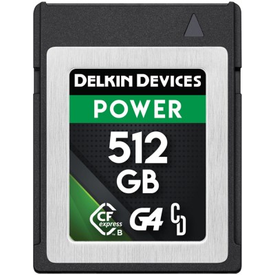 Карта памяти Delkin Devices Power CFexpress Type B G4 512GB, 1780/1700 MB/s (DCFXBP512G4)
