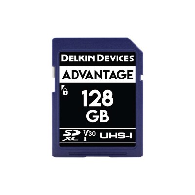 Карта памяти Delkin Devices Advantage SDXC 128GB UHS-I U3 V30, R/W 100/80 MB/s (DDSDW633128G)
