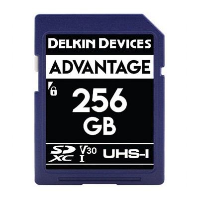 Карта памяти Delkin Devices Advantage SDXC 256GB UHS-I U3 V30, R/W 100/80 MB/s (DDSDW633256G)