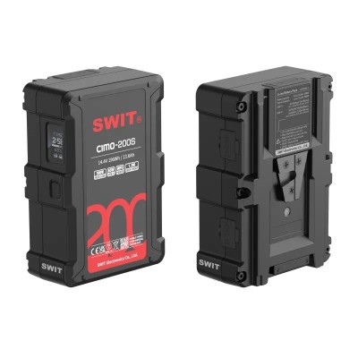Аккумуляторная батарея SWIT CIMO-200S V-Mount Slim Cine 196 Вт*ч разъемы D-Tap, USB-C, USB-A