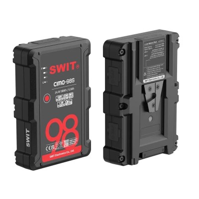 Аккумуляторная батарея SWIT CIMO-98S V-Mount Slim Cine 98 Вт*ч разъемы D-Tap, USB-C, USB-A