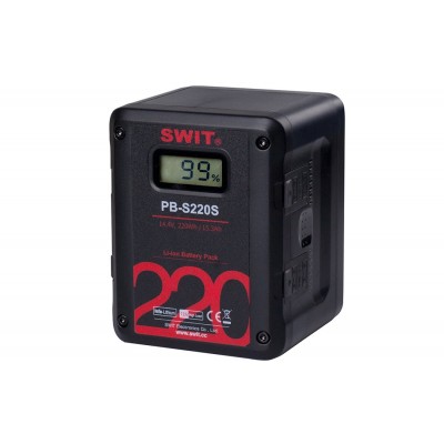 Аккумуляторная батарея SWIT PB-S220S V-Mount для кинокамер 220 Вт*ч разъемы D-Tap, USB-A