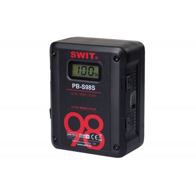 Аккумуляторная батарея SWIT PB-S98S V-Mount для кинокамер 98 Вт*ч разъемы D-Tap, USB-A