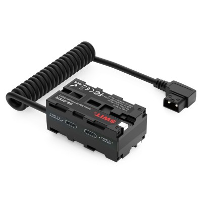 Муляж аккумулятора (dummy) SWIT DB-DF570 для серии NP-F двухсторонний вход USB-C PD или D-Tap