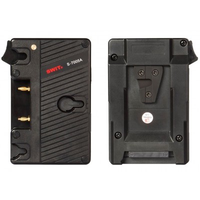 Аккумуляторная площадка SWIT S-7005A переходник с батарей Gold Mount на V-Mount